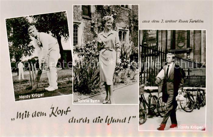 Foto Film-Foto-Verlag Nr. Nr. M 2607 Mit dem Kopf durch die Wand