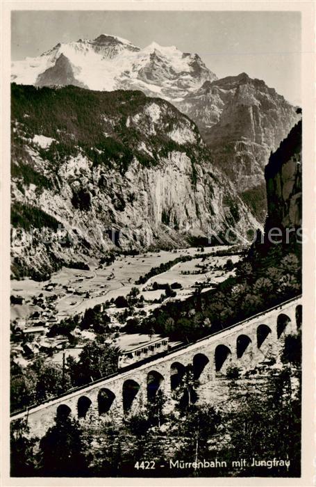 Bergbahn Muerrenbahn mit Jungfrau