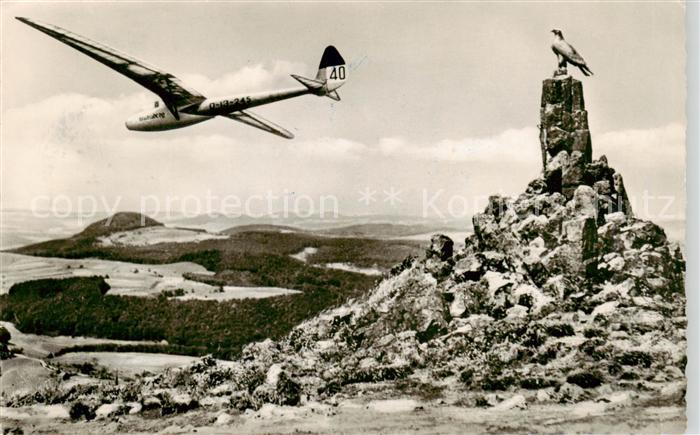 Segelflug Gliding Vol-Voile Vuolo-a-Vela Volo-a-Vela-- Wasserkuppe Rhoen Flieger