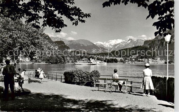 Dampfer Binnenschifffahrt Brinz Haslibergen Berner Oberland