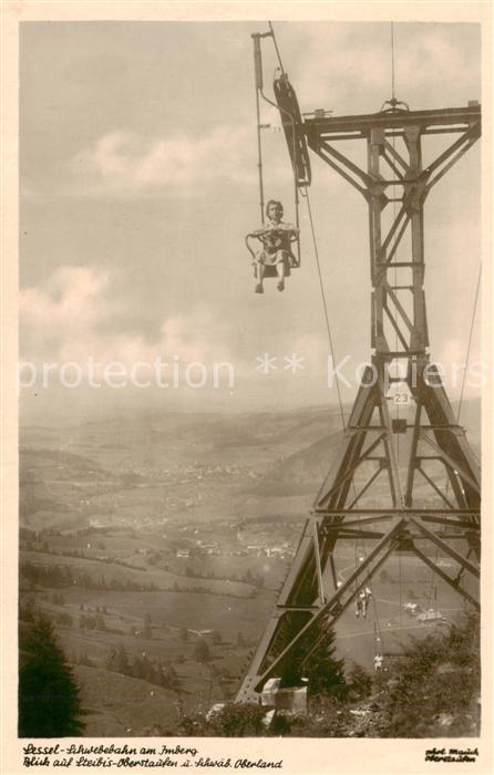Sessellift Chairlift Telesiege Imberg Schwaeb. Oberland