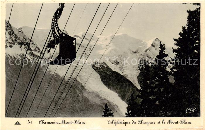 Seilbahn Cable-Car Telepherique Mont-Blanc