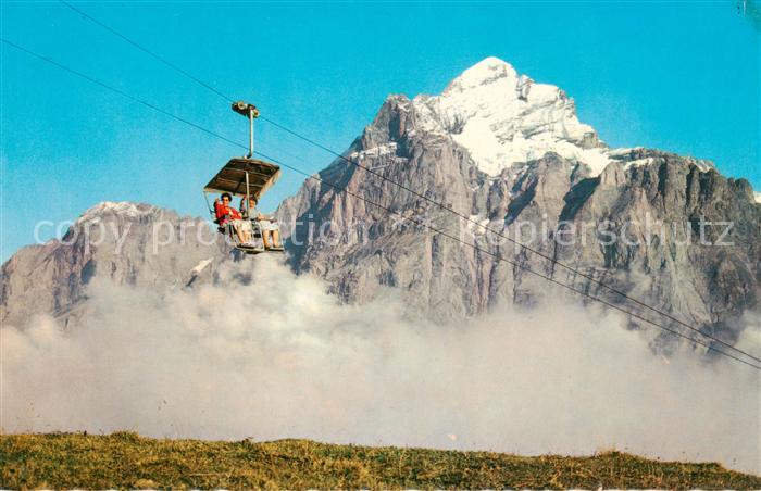 Sessellift Chairlift Telesiege Grindelwald Wetterhorn