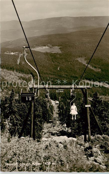 Sessellift Chairlift Telesiege Arber Bayer. Wald