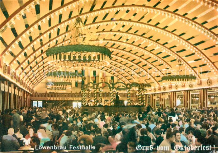 Oktoberfest Muenchen Loewenbraeu Festhalle