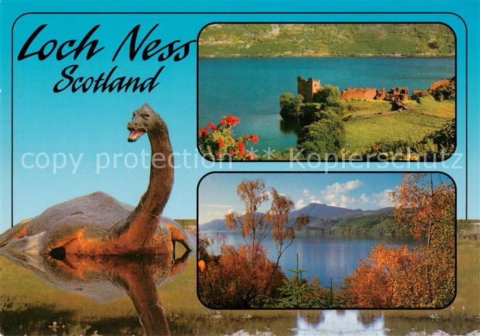 Dinosaurier Loch Ness Scotland