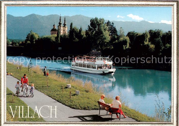 Dampfer Schaufelrad Villach