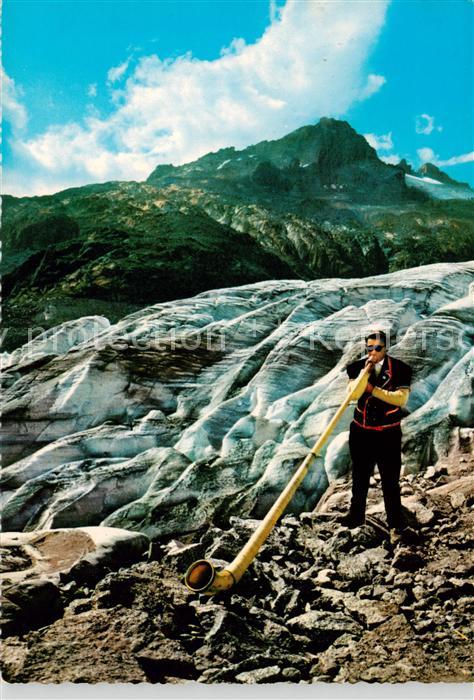 Alphorn Cor des Alpes-- Rhonegletscher