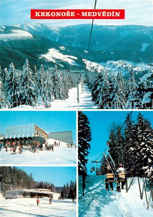 Sessellift Chairlift Telesiege Krkonose Medvedin