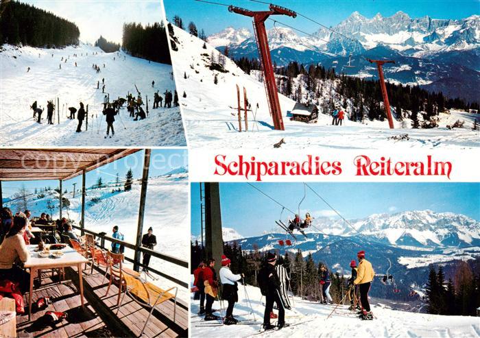 Skilift Schlepplift Remontees-Mecaniques Schiparadis Reiteralm Hauser kaibling