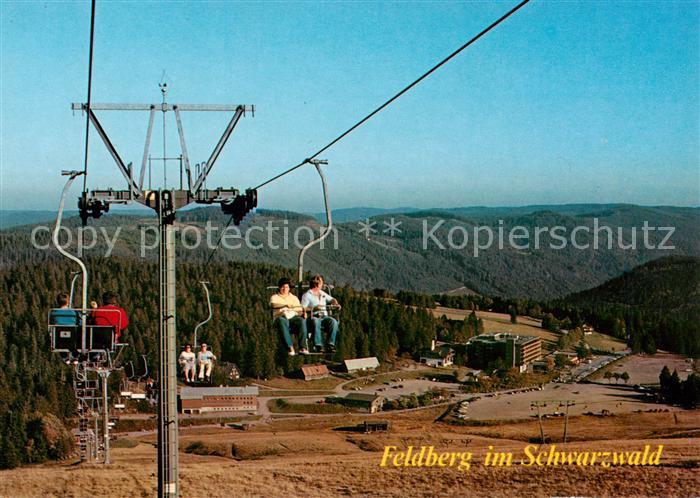 Sessellift Chairlift Telesiege Feldberg Schwarzwald