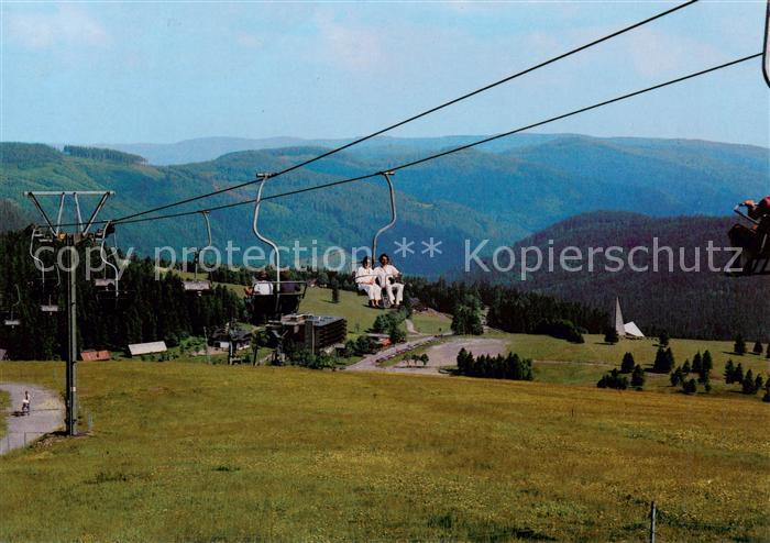 Sessellift Chairlift Telesiege Feldberg Hochschwarzwald