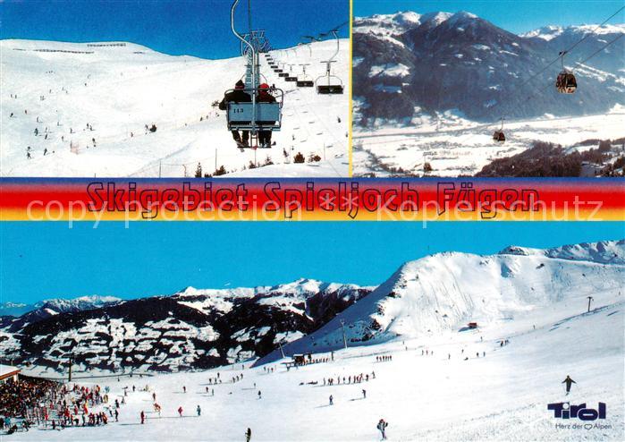 Sessellift Chairlift Telesiege Spiljoch FuegenZillertal Tirol