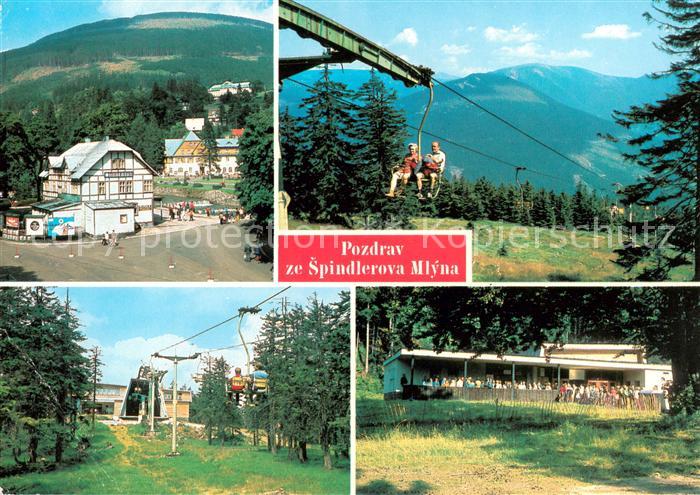 Sessellift Chairlift Telesiege Krkonose Spindlerova Mlyna