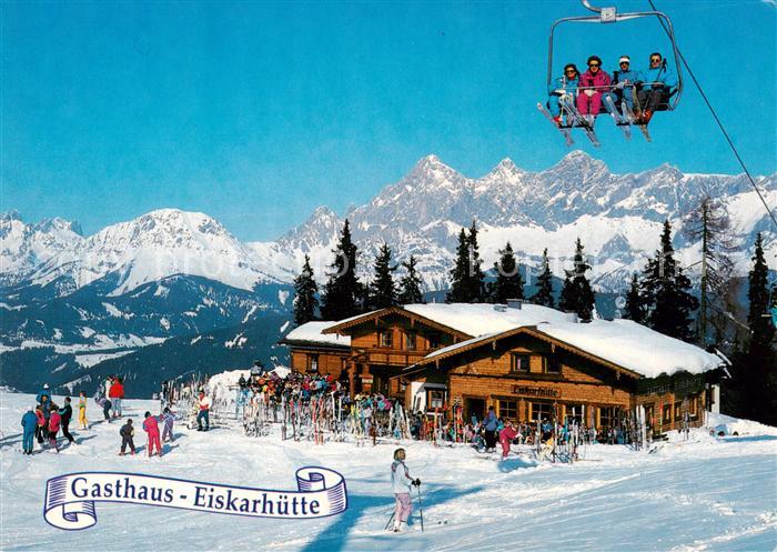 Sessellift Chairlift Telesiege Eiskarhuette Reiteralm Seeh.