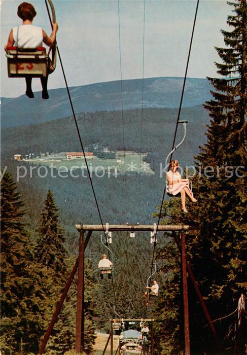Sessellift Chairlift Telesiege Grosser Arber Bayerischer Wald Zwercheck