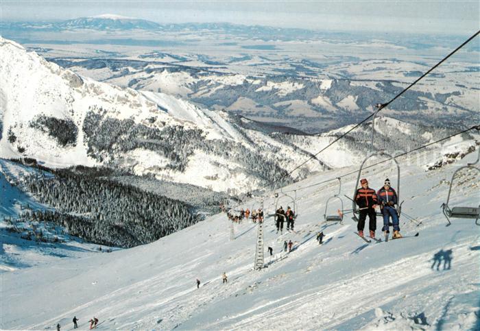 Sessellift Chairlift Telesiege Tatry Zachodnie