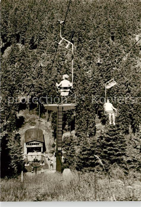 Sessellift Chairlift Telesiege Oberhof Thuer. Wald Schanze am Rennsteig