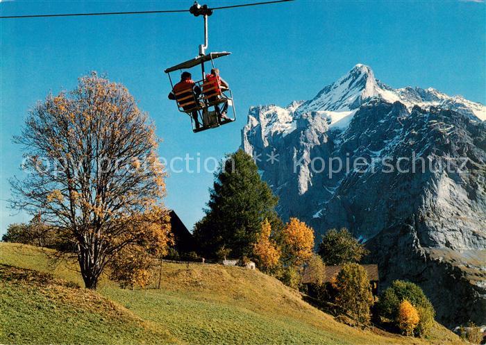 Sessellift Chairlift Telesiege Grindelwald Fristbahn Wetterhorn