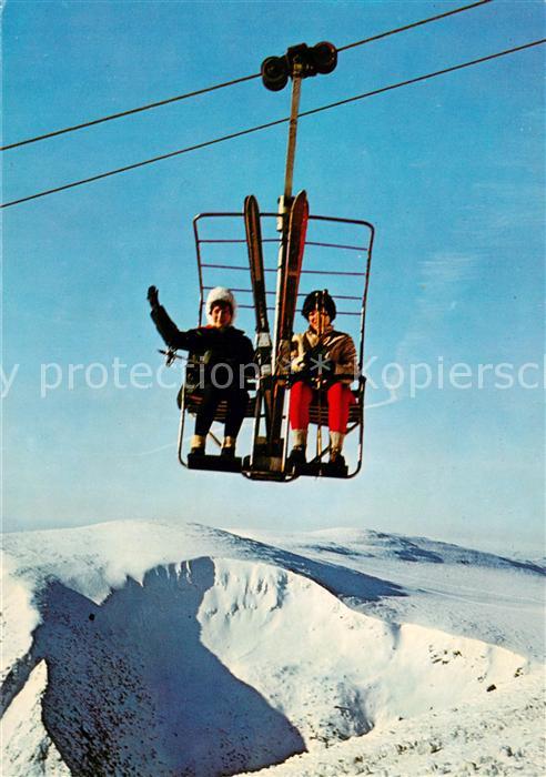 Sessellift Chairlift Telesiege Krkonose Lanovka na Snezku