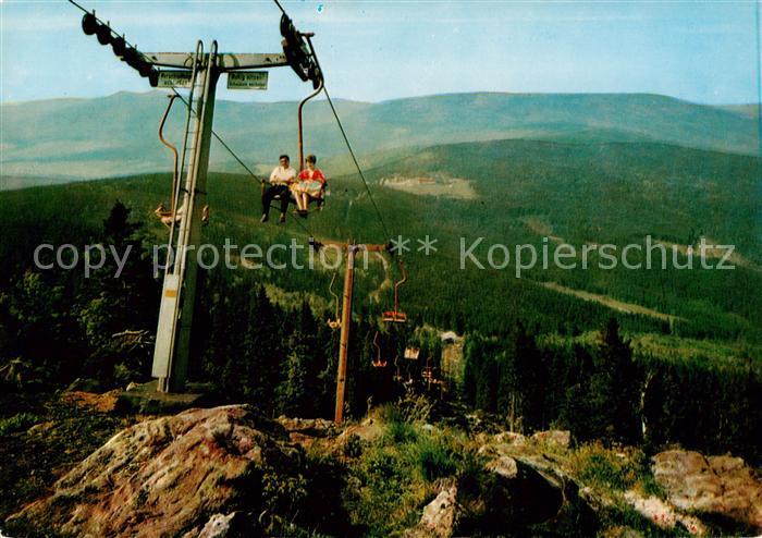 Sessellift Chairlift Telesiege Arber Bayerischer Wald