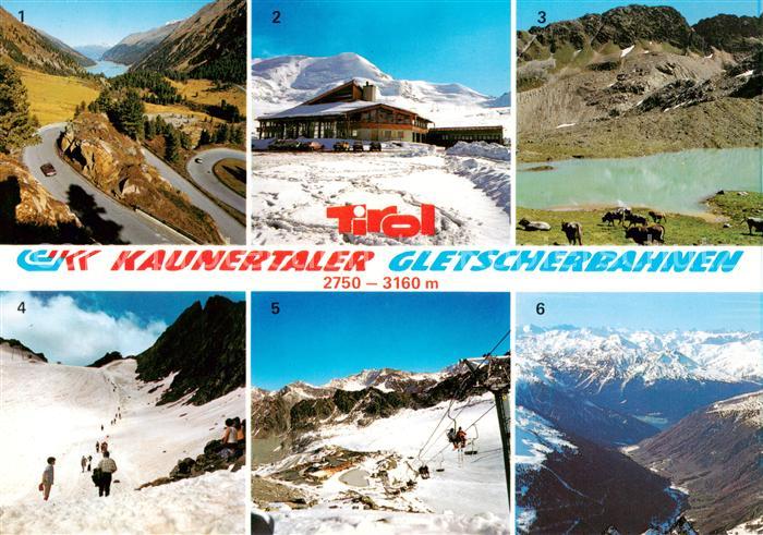 Sessellift Chairlift Telesiege Kaunertaler Gletscherbahnen Tilol