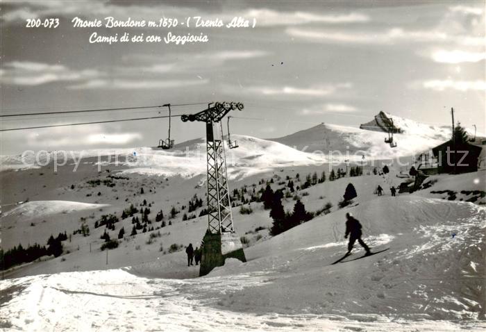 Sessellift Chairlift Telesiege Monte Bondone