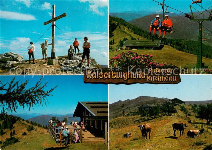 Sessellift Chairlift Telesiege Kleinkirchheim Kaiserburghutte Kaernten