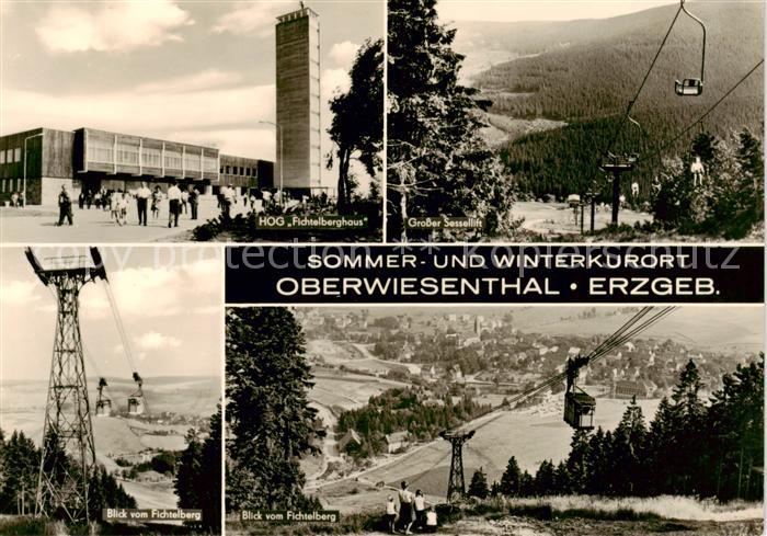 Sessellift Chairlift Telesiege Oberwiesenthal Erzgeb.