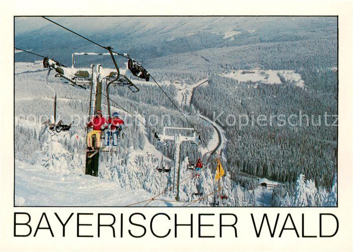 Sessellift Chairlift Telesiege Bayerischer Wald Grosser Arber oesser