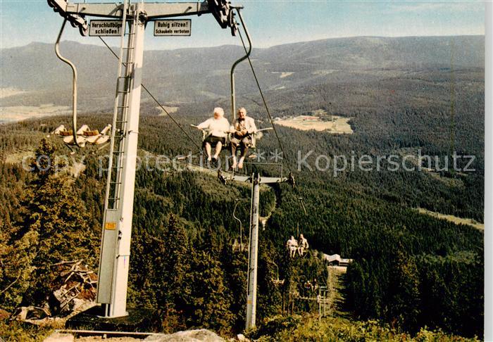 Sessellift Chairlift Telesiege Arber Schutzhaus Grosser Arber