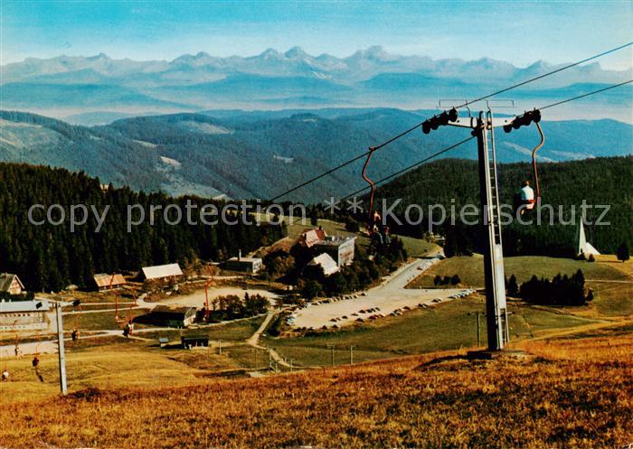 Sessellift Chairlift Telesiege Feldberg Schwarzwald