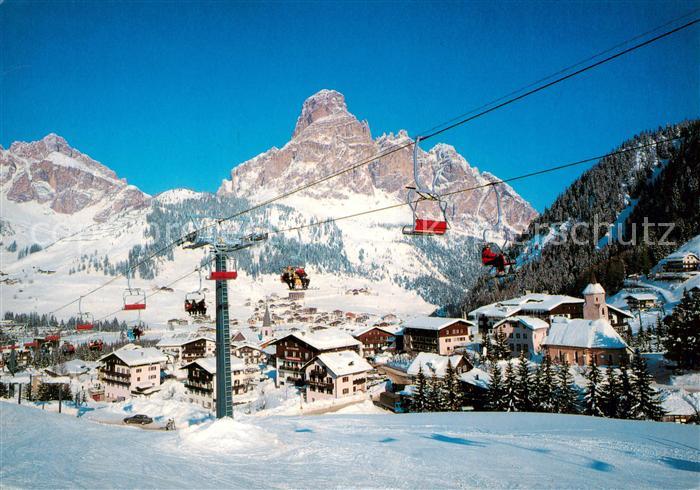 Sessellift Chairlift Telesiege Corvara Alta Badra Dolomiti