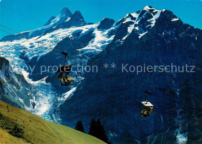 Sessellift Chairlift Telesiege Grindelwald First