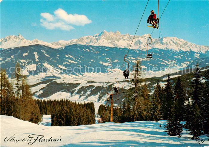 Sessellift Chairlift Telesiege Flachau Ennstal