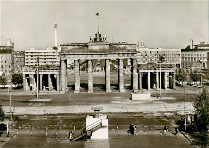 Politik Politics Politique Berlin Sperrmauer Brandenburger Tor