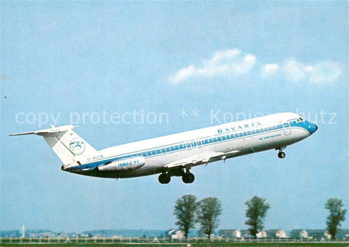 Flugzeuge Zivil Bavaria Bac Super One-Eleven