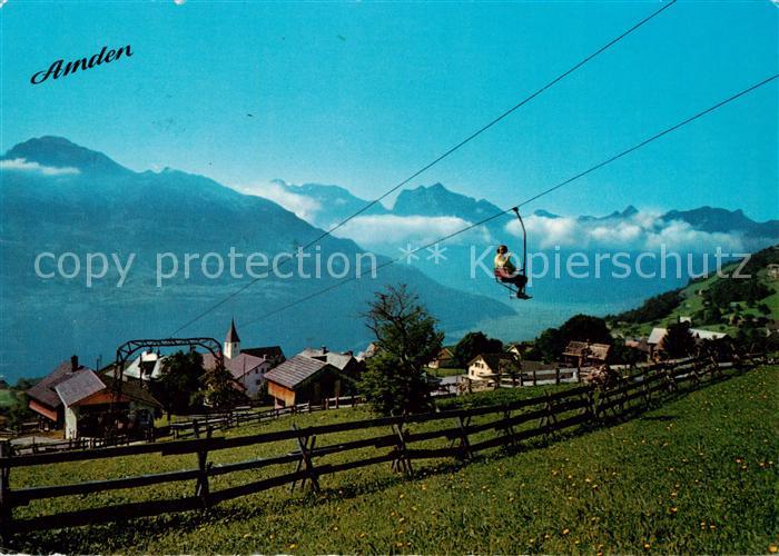 Sessellift Chairlift Telesiege Amden
