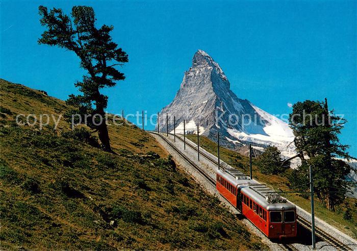 Zahnradbahn Rack Railway-- Zermatt Gornergrat Schweiz Wallis