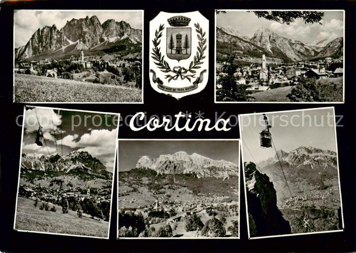 Seilbahn Cable-Car Telepherique Cortina