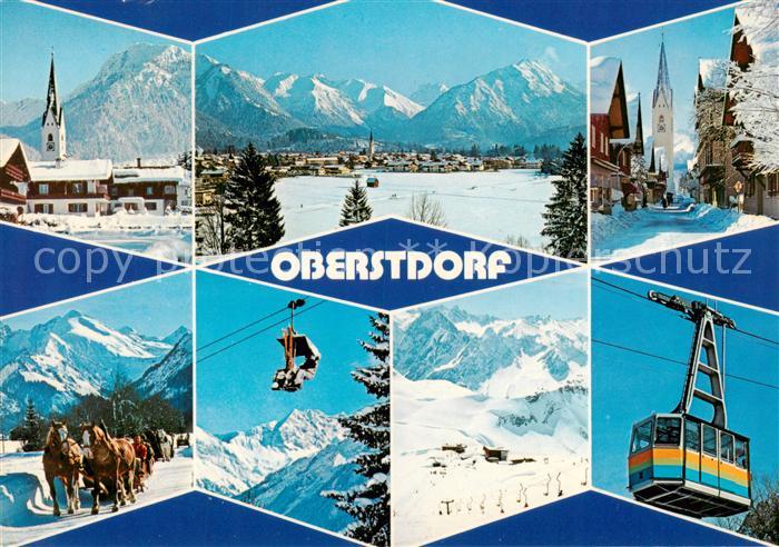 Seilbahn Cable-Car Telepherique Obersdorf Oberallgaeu
