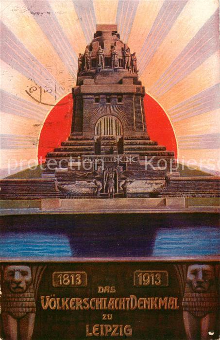 LEIPZIG Sachsen Voelkerschlachtdenkmal