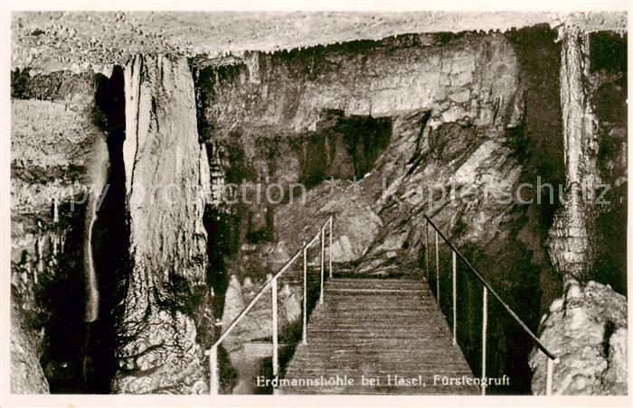 Hasel BW Erdmannshoehle Fuerstengruft