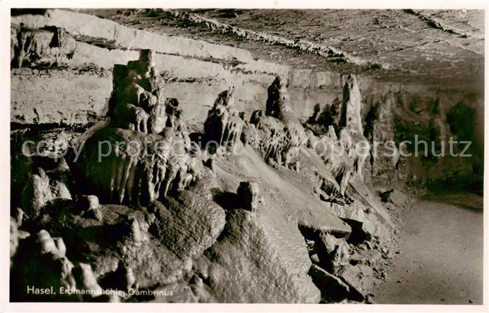 Hasel BW Erdmannshoehle Gambrinus