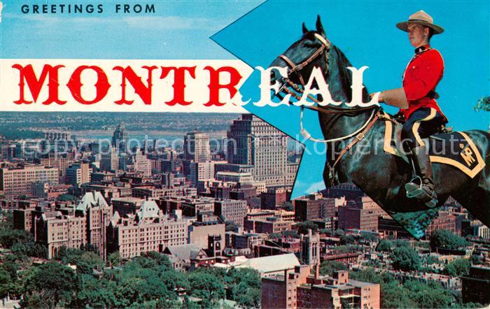 Montreal Quebec Business district from Mount Royal  Royal Canadian Mounted Polic