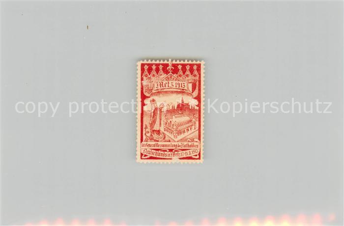 Metz  57 Moselle 60 Generalversammlung der Katholiken in Metz