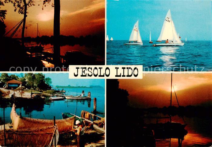Jesolo Lido IT Stimmungsbilder Hafen Bootspartien