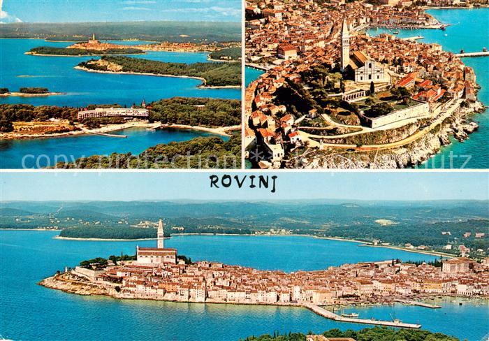 Rovinj Rovigno Istrien Croatia Fliegeraufnahmen