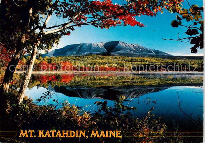Maine US-State Mt Katahdin