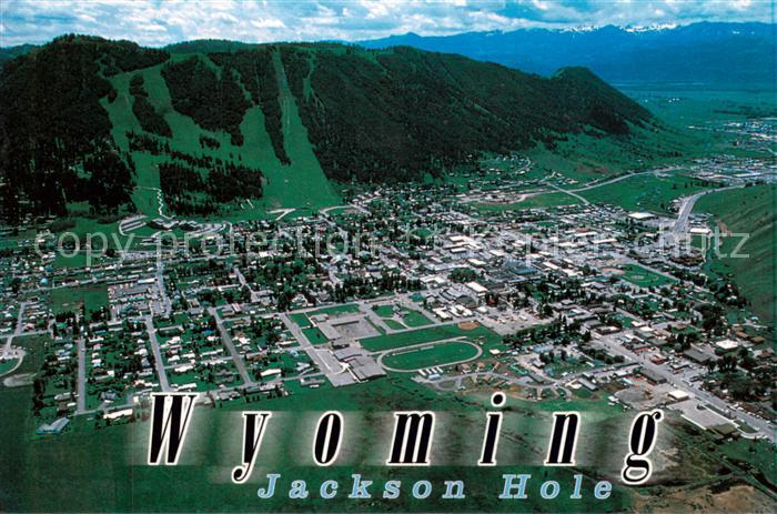 Jackson Hole Wyoming USA Fliegeraufnahme